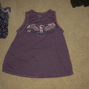 cute purple “free spirit” tank